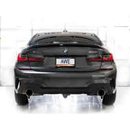AWE Track Edition Axleback Exhaust for BMW G2X 330i-430i - Chrome Silver - Apollo Off-Road