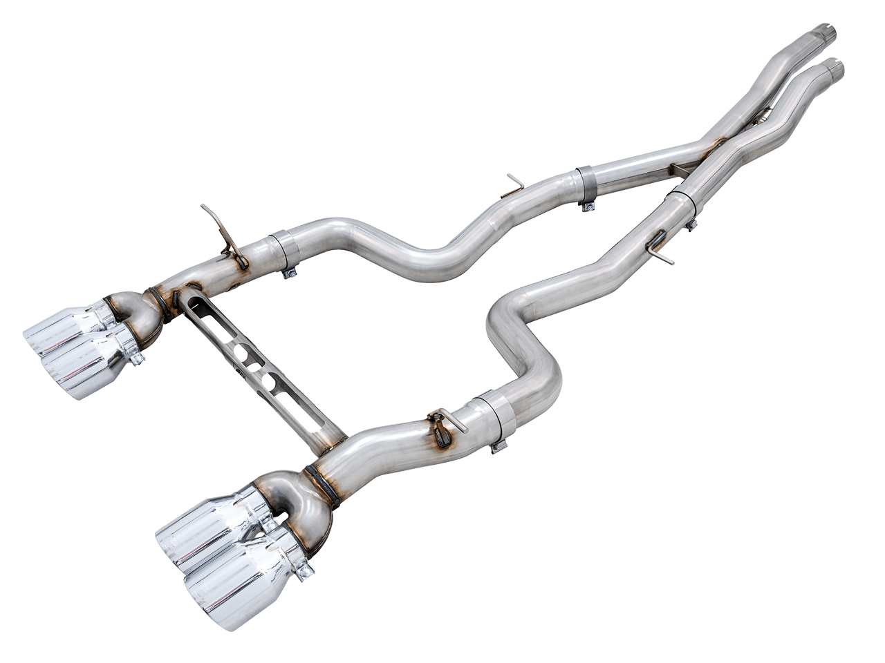 AWE Track Edition Catback Exhaust for BMW F8X M3-M4 - Chrome Silver - Apollo Off-Road