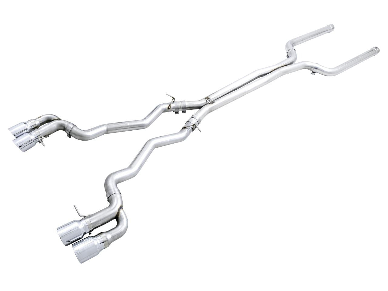 AWE Track Edition Catback Exhaust for BMW F90 M5 - Chrome Silver Tips - Apollo Off-Road