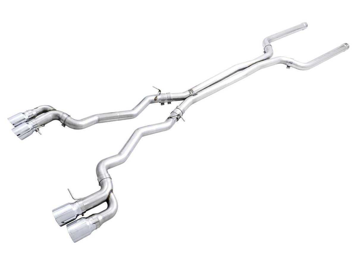 AWE Track Edition Catback Exhaust for BMW F90 M5 - Chrome Silver Tips - Apollo Off-Road