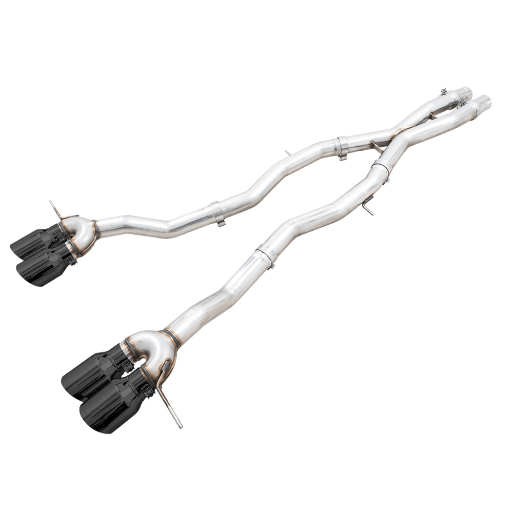 AWE Track Edition Catback Exhaust for BMW G8X M3-M4 - Diamond Black Tips - Apollo Off-Road