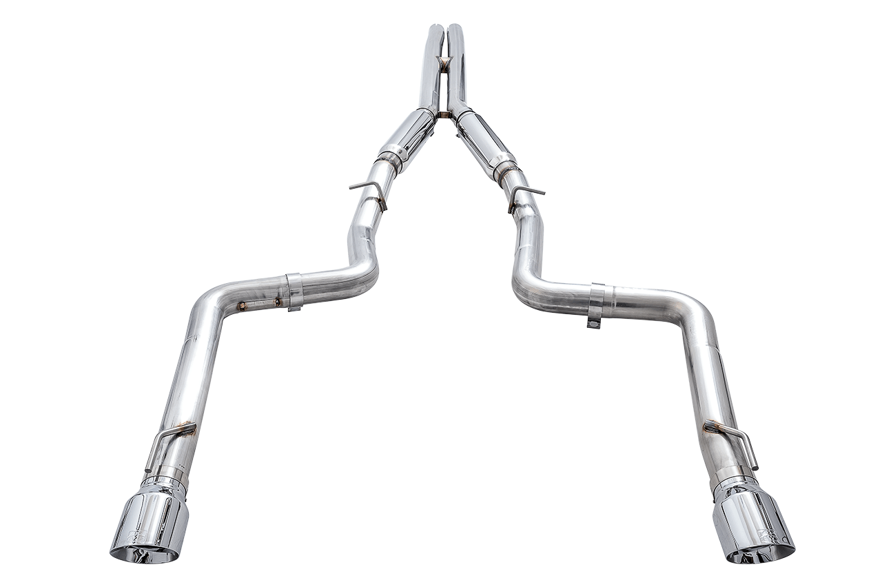 AWE Track Edition Exhaust for 15+ Charger 6.4 - 6.2 SC - Chrome Silver Tips - Apollo Off-Road