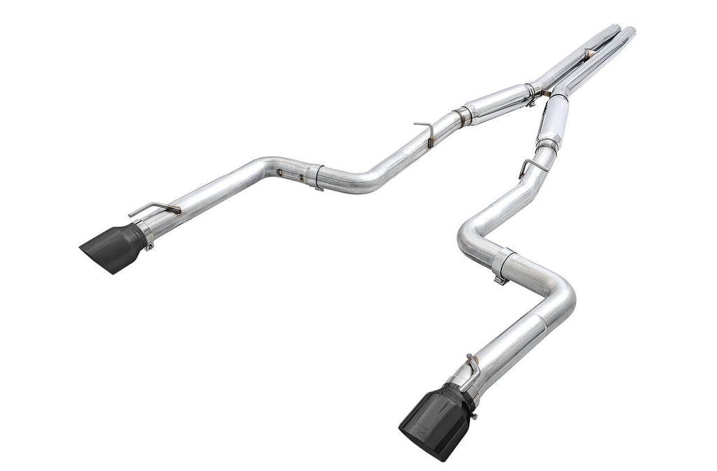 AWE Track Edition Exhaust for 17+ Charger 5.7 - Diamond Black Tips - Apollo Off-Road