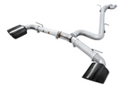 AWE Track Edition Exhaust for Audi 8V RS 3 - Diamond Black RS-style Tips - Apollo Off-Road