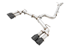 AWE Track Edition Exhaust for Audi 8V S3 - Diamond Black Tips, 102mm - Apollo Off-Road