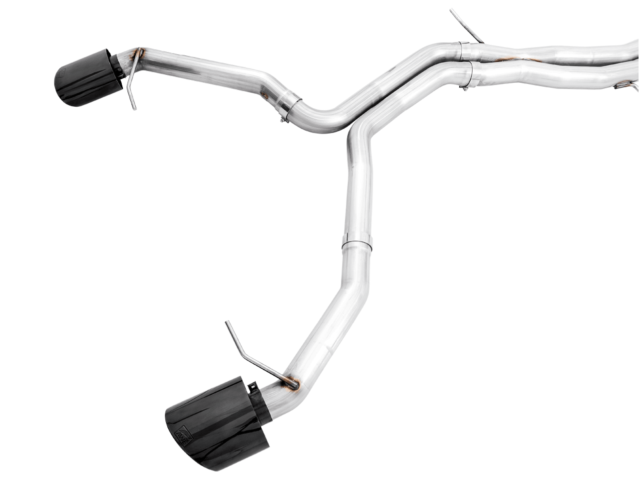 AWE Track Edition Exhaust for Audi B9.5 RS 5 Coupe - Non-Resonated - Diamond Black RS-style Tips - Apollo Off-Road