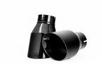 AWE Track Edition Exhaust for B9 A5, Dual Outlet - Diamond Black Tips (Includes DP) - Apollo Off-Road