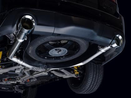 AWE Track Edition Exhaust for Dodge Durango 6.4 - 6.2 SC - Chrome Silver Tips - Apollo Off-Road