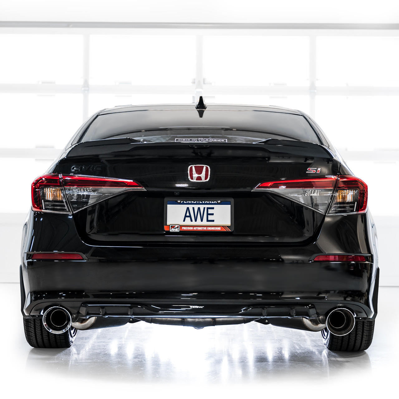 AWE Track Edition Exhaust for FE1 Civic Si-DE4 Acura Integra - Apollo Off-Road