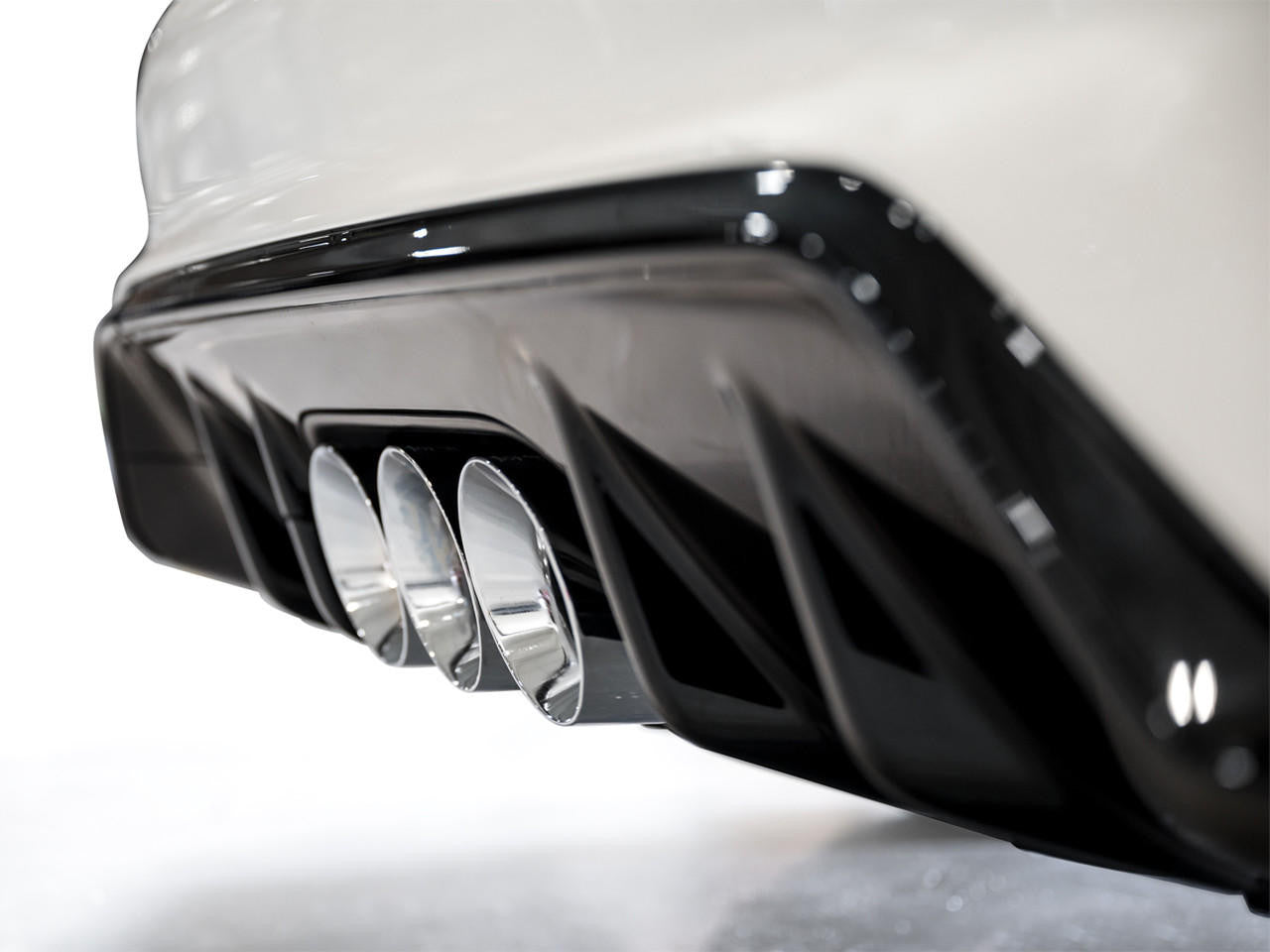 AWE Track Edition Exhaust for FL5 Civic Type R - Triple Chrome Silver Tips - Apollo Off-Road