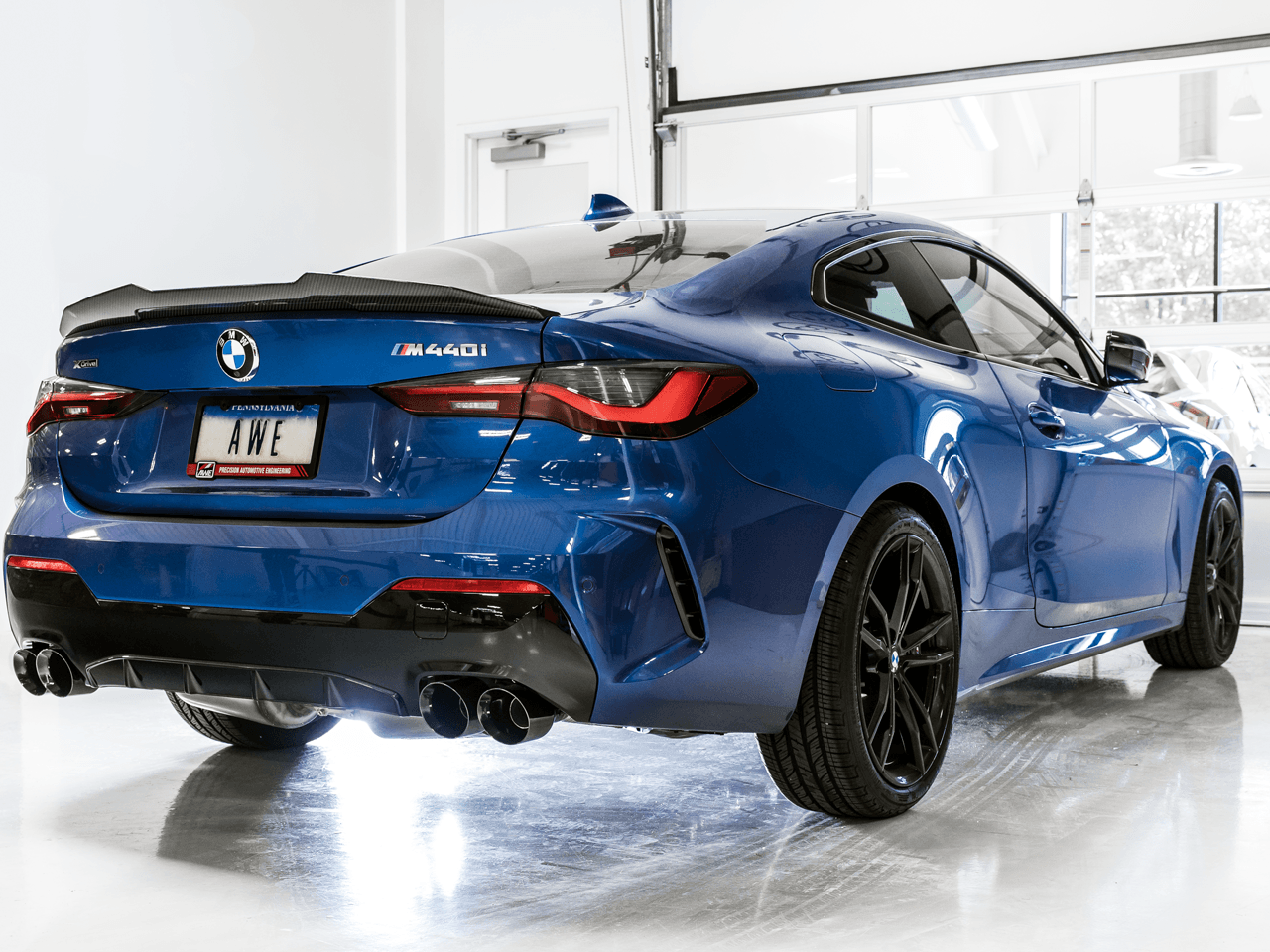AWE Track Edition Exhaust for G2X M340i - M440i - Diamond Black Tips - Apollo Off-Road