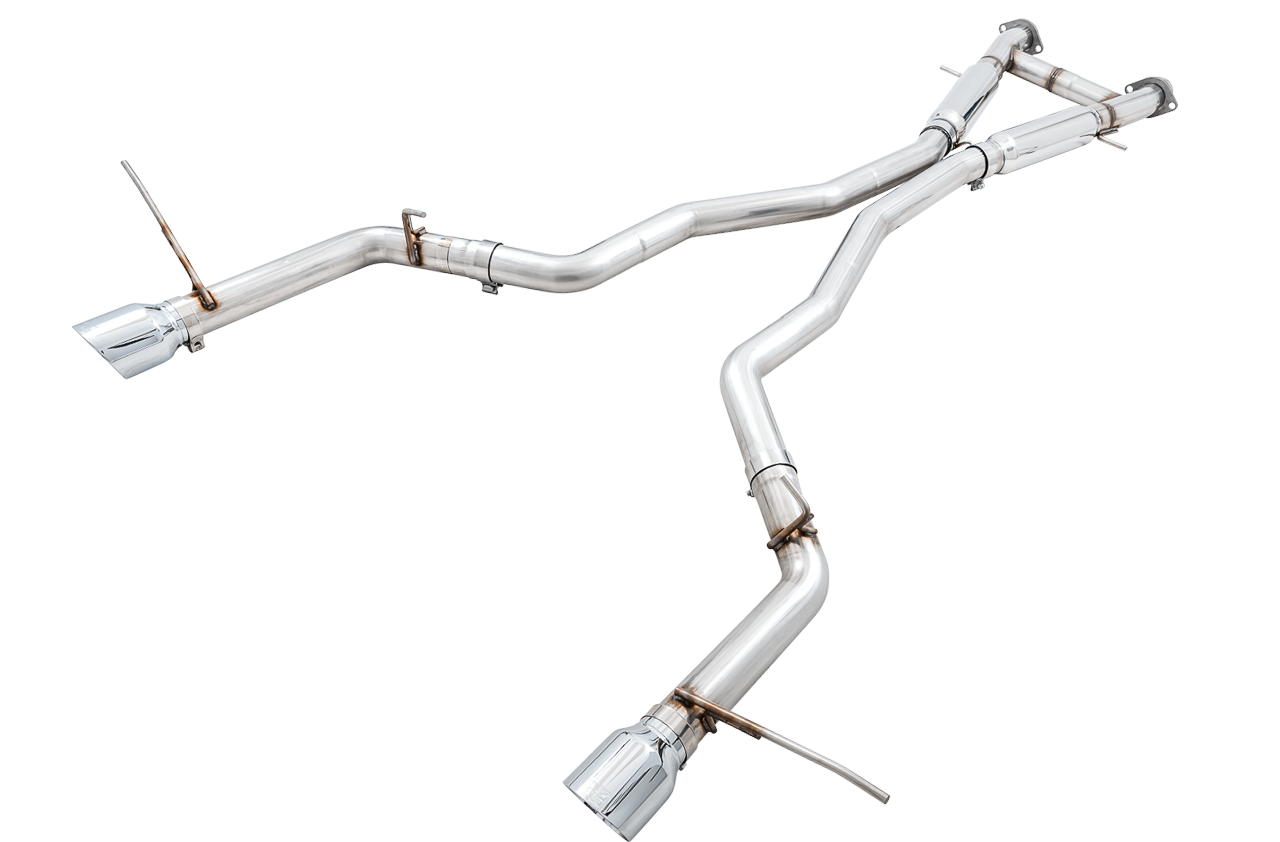 AWE Track Edition Exhaust for Jeep Grand Cherokee SRT - Chrome Silver Tips - Apollo Off-Road