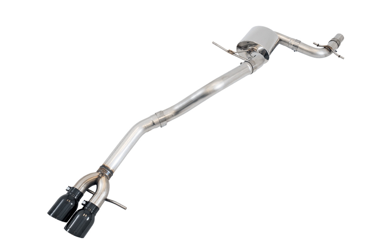 AWE Track Edition Exhaust for MK6 Jetta 2.5L - Diamond Black Tips - Apollo Off-Road
