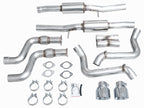 AWE Track Edition Exhaust for Nissan Z - Chrome Silver Tips - Apollo Off-Road