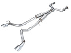 AWE Track Edition Exhaust for Nissan Z - Chrome Silver Tips - Apollo Off-Road