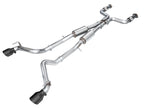 AWE Track Edition Exhaust for Nissan Z - Diamond Black Tips - Apollo Off-Road