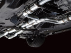 AWE Track Edition Exhaust for Nissan Z - Diamond Black Tips - Apollo Off-Road