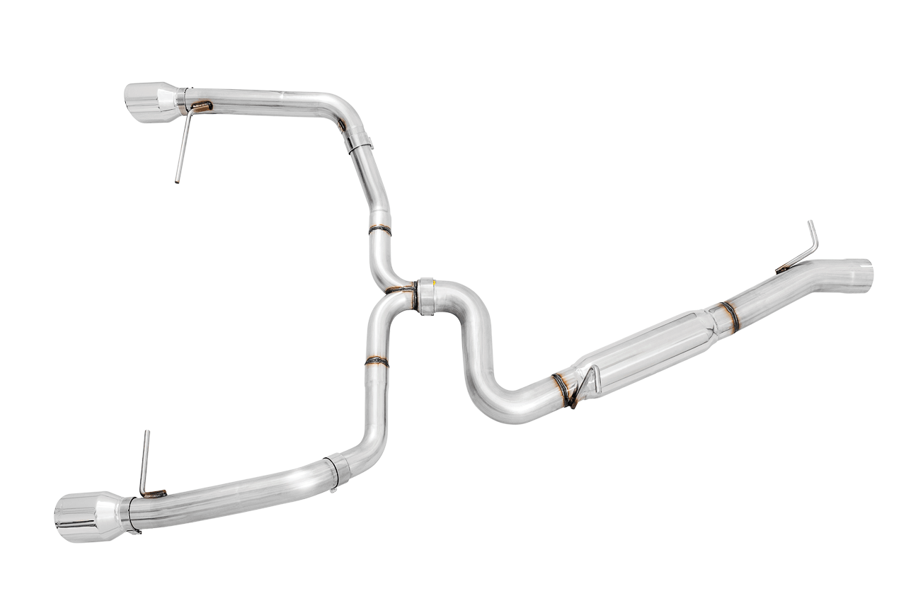 AWE Track Edition Exhaust for VW Golf Alltrack - Sportwagen 4Motion - Chrome Silver Tips - Apollo Off-Road
