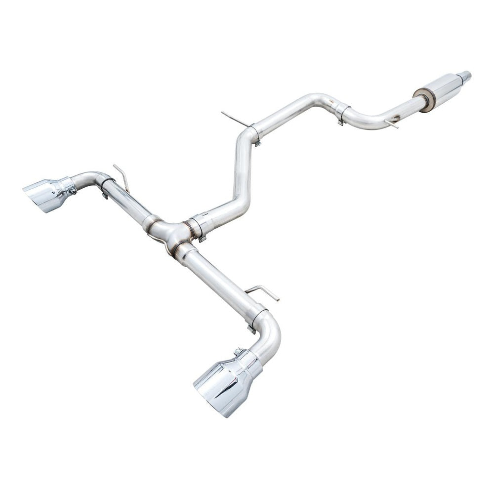 AWE Track Edition Exhaust for VW MK8 GTI - Chrome Silver Tips - Apollo Off-Road