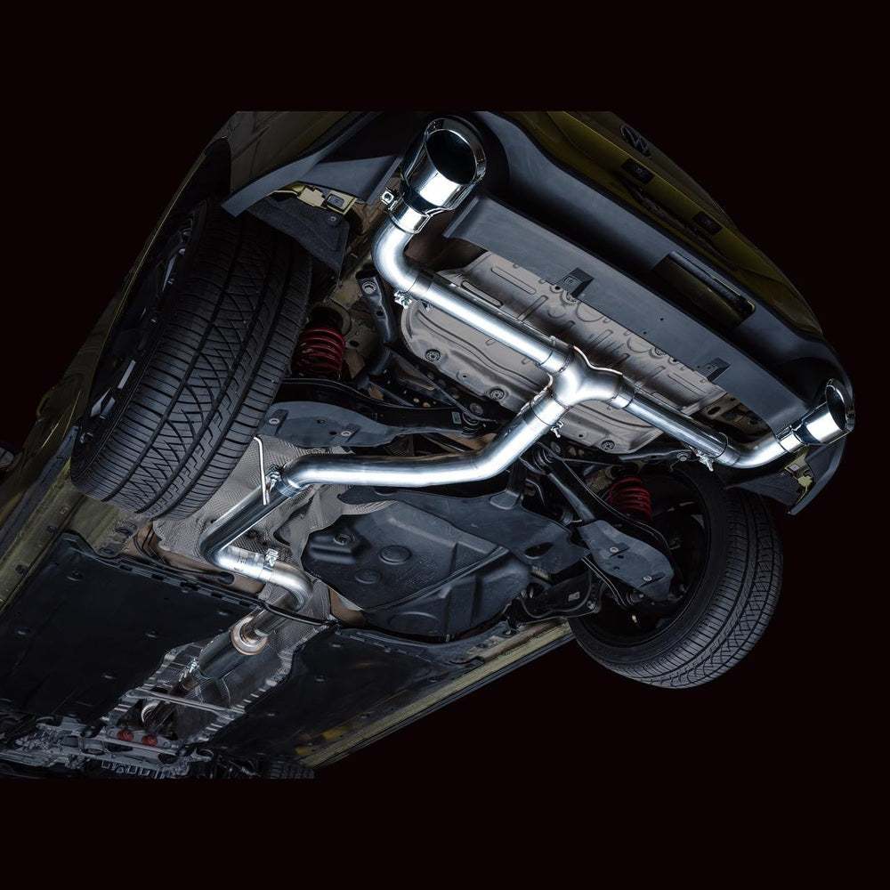 AWE Track Edition Exhaust for VW MK8 GTI - Chrome Silver Tips - Apollo Off-Road