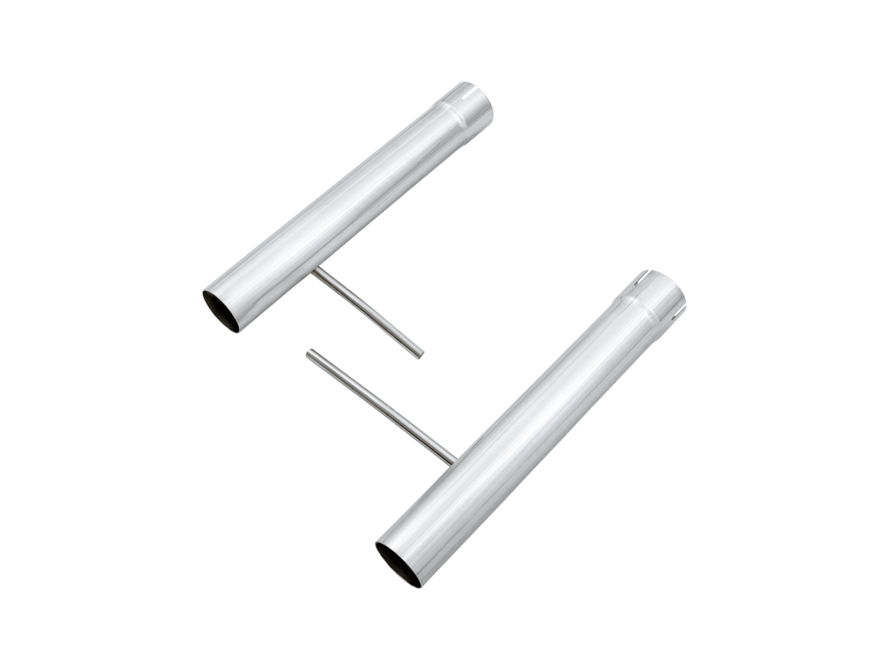 AWE Track Edition Exhaust - Non-Resonated - for MK7 Jetta GLI w- Stock Downpipe - Chrome Silver Tips - Apollo Off-Road