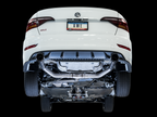 AWE Track Edition Exhaust - Resonated - for MK7 Jetta GLI w- High Flow Downpipe (not included) - Chrome Silver Tips - Apollo Off-Road