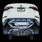 AWE Track Edition Exhaust - Resonated - for MK7 Jetta GLI w- High Flow Downpipe (not included) - Diamond Black Tips - Apollo Off-Road