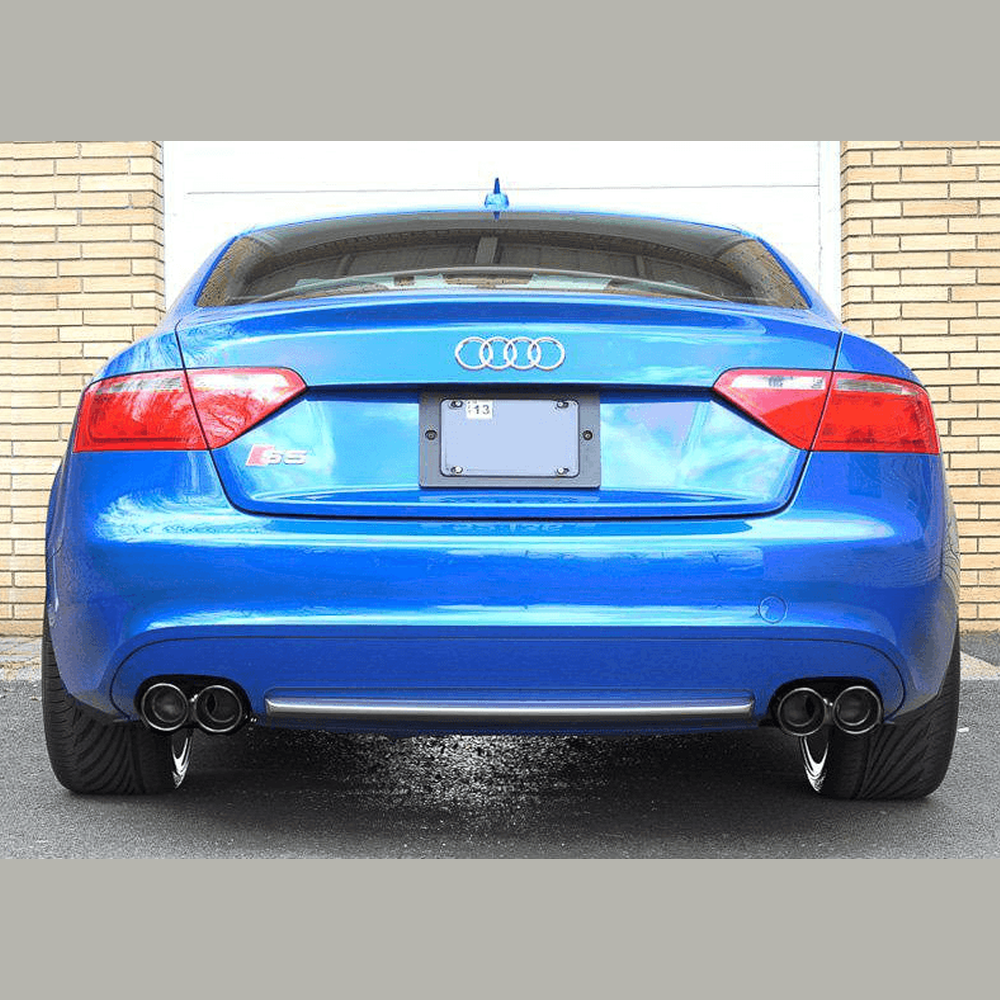 AWE Track Edition Exhaust System for B8 S5 4.2L - Chrome Silver Tips - Apollo Off-Road