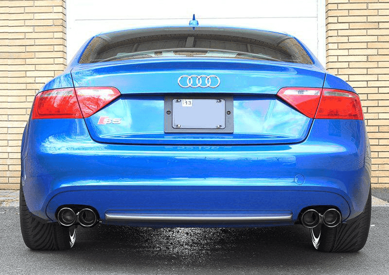 AWE Track Edition Exhaust System for B8 S5 4.2L - Chrome Silver Tips - Apollo Off-Road