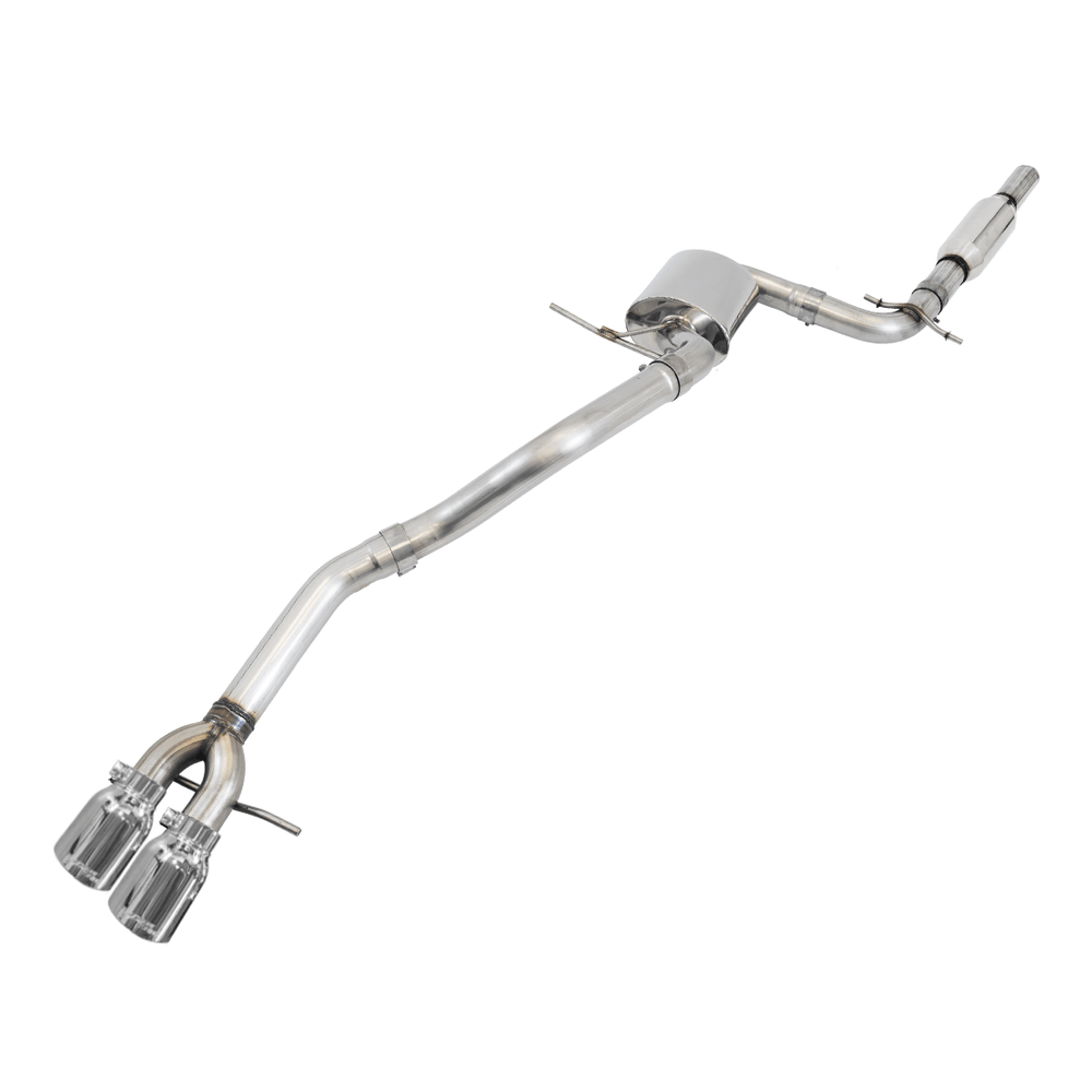 AWE Track Edition Exhausts for MK5 Jetta, MK6 Sportwagen 2.5L - Chrome Silver Tips - Apollo Off-Road
