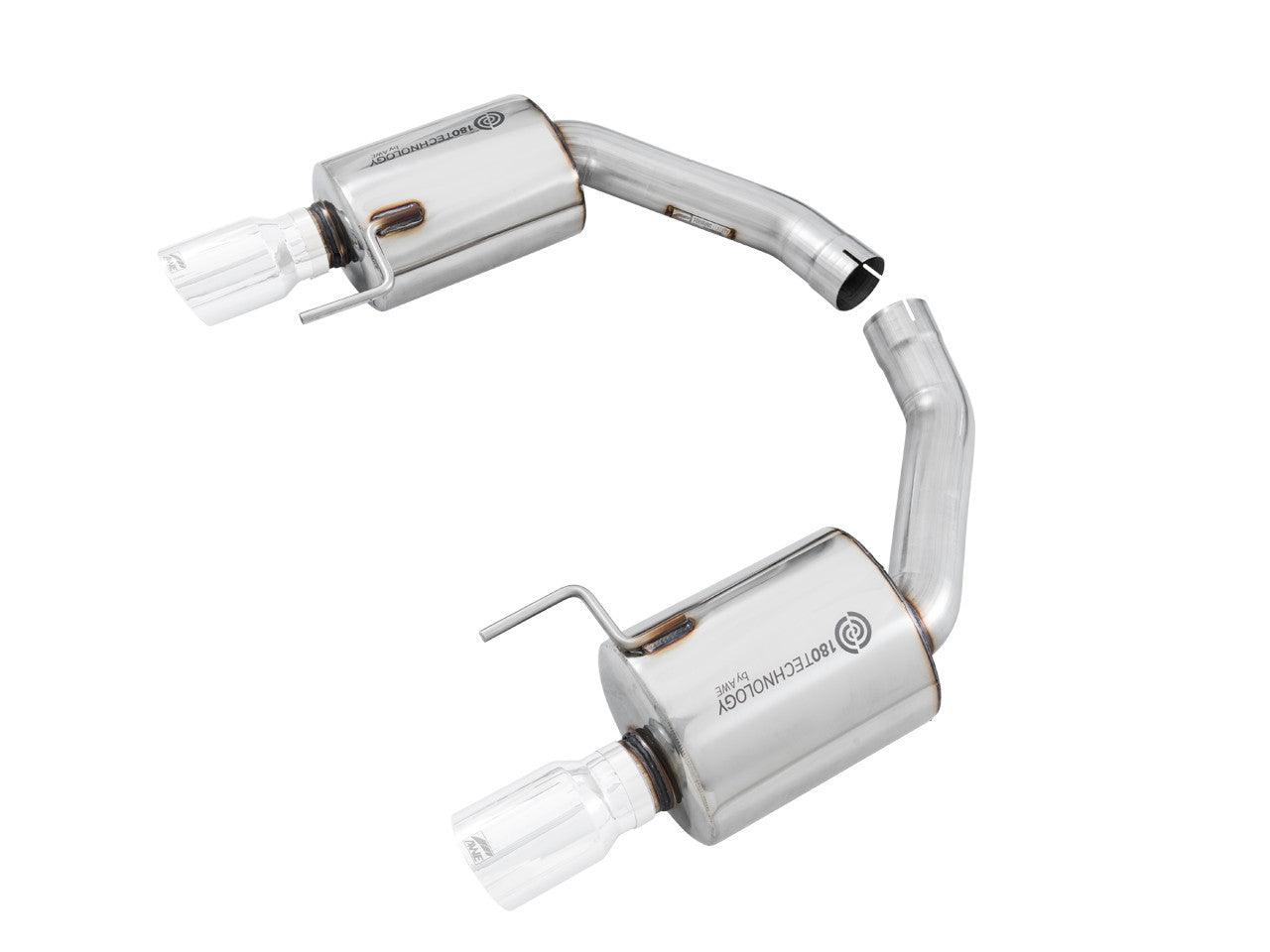 AWE Track-to-Touring Conversion Kit for S550 Mustang GT - Dual Tip - Apollo Off-Road