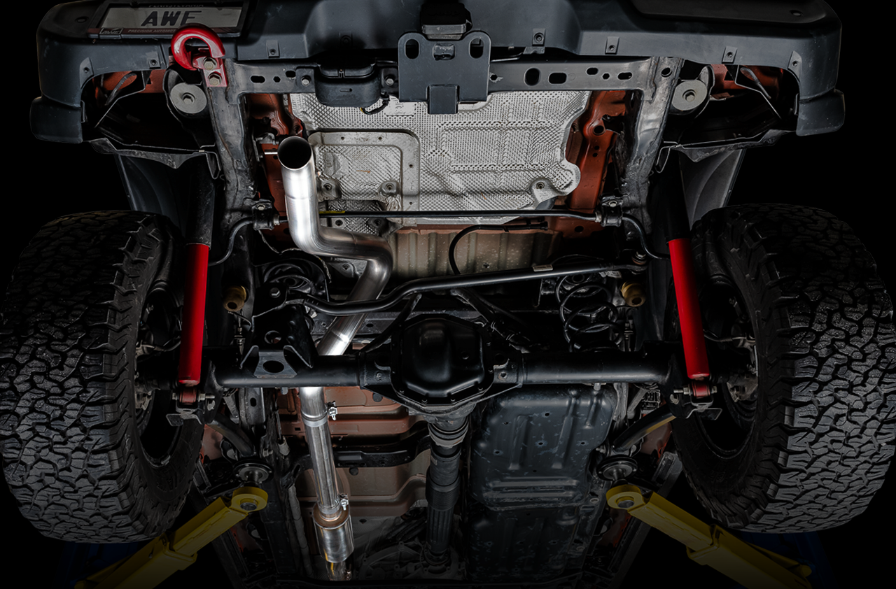 AWE Trail Edition Catback Exhaust for Jeep JL-JLU 2.0T - Apollo Off-Road