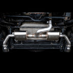 AWE Tread Edition Axleback Dual Exhaust for Jeep JK-JKU 3.6L - Chrome Silver Tips - Apollo Off-Road