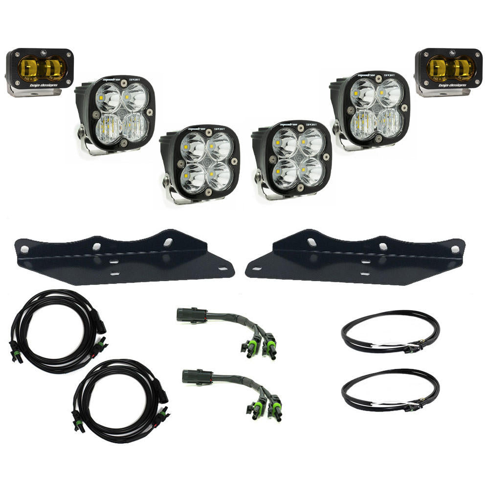 Baja Designs 2017-2020 Ford F-150 Raptor S2 SAE "Sportsmen" Fog Pocket Kit - Apollo Off-Road