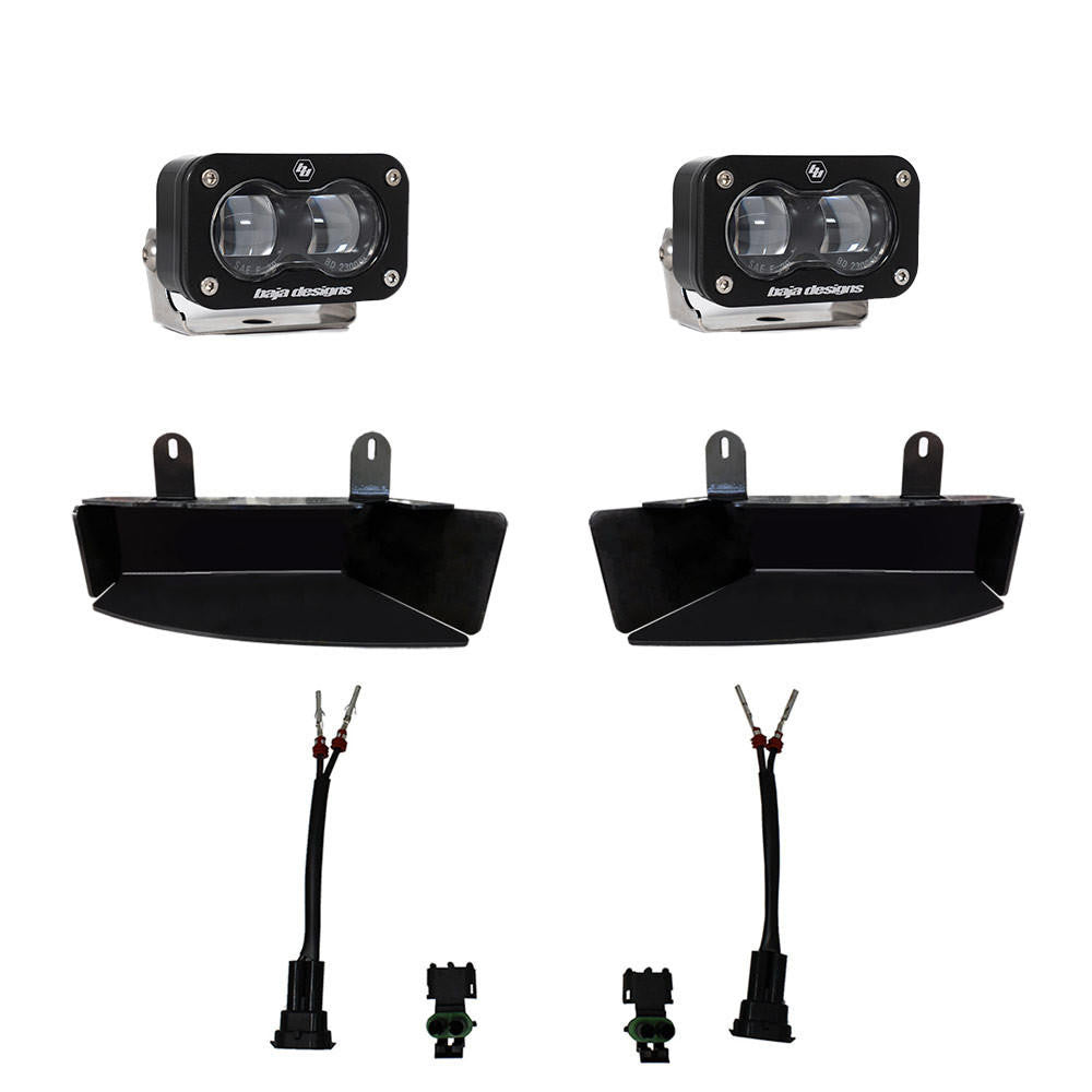 Baja Designs 2019+ Dodge Ram 2500-3500 S2 SAE Fog Pocket Light Kit - Apollo Off-Road