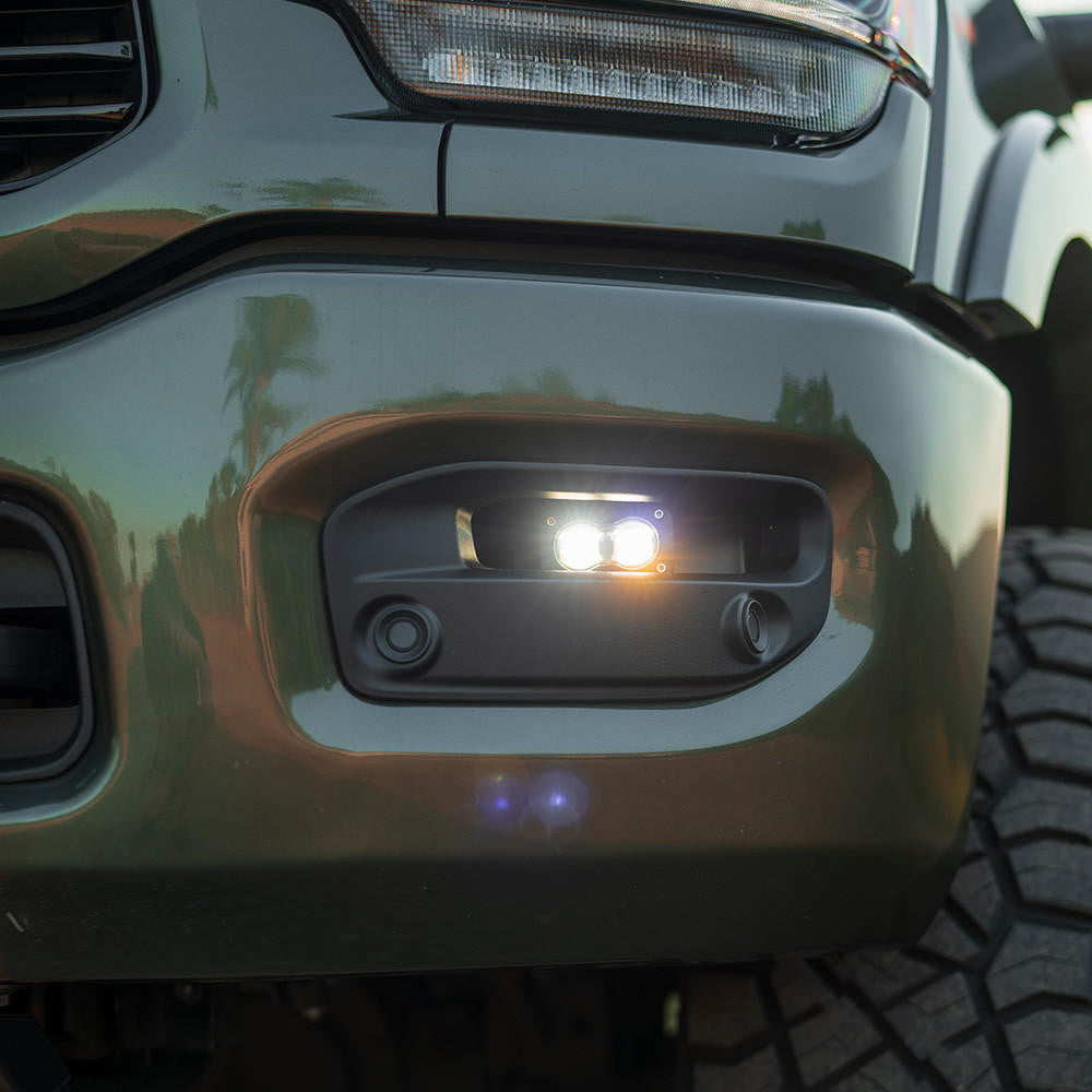 Baja Designs 2019+ Dodge Ram 2500-3500 S2 SAE Fog Pocket Light Kit - Apollo Off-Road
