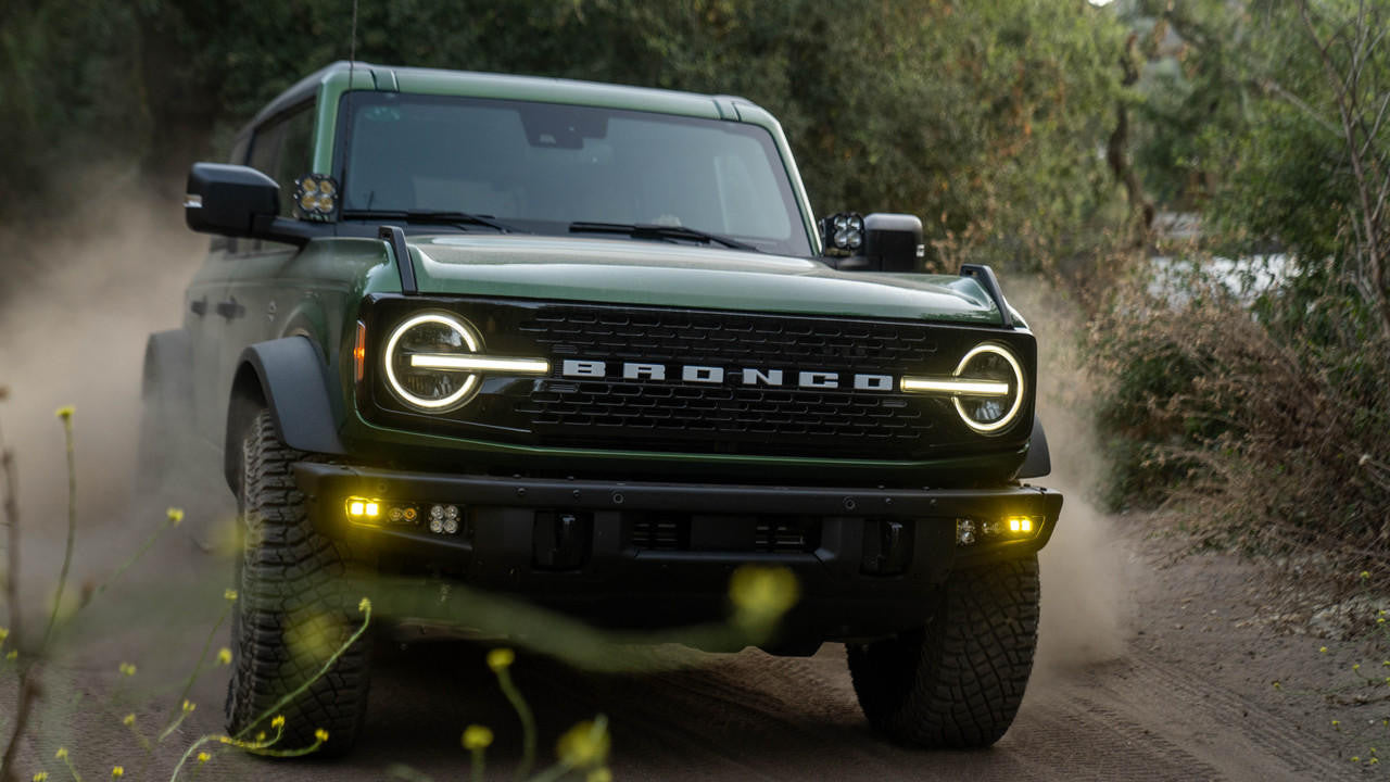 Baja Designs 2021+ Ford Bronco (Steel Bumper) S2 SAE "Sportsmen" Fog Pocket Light Kit - Apollo Off-Road