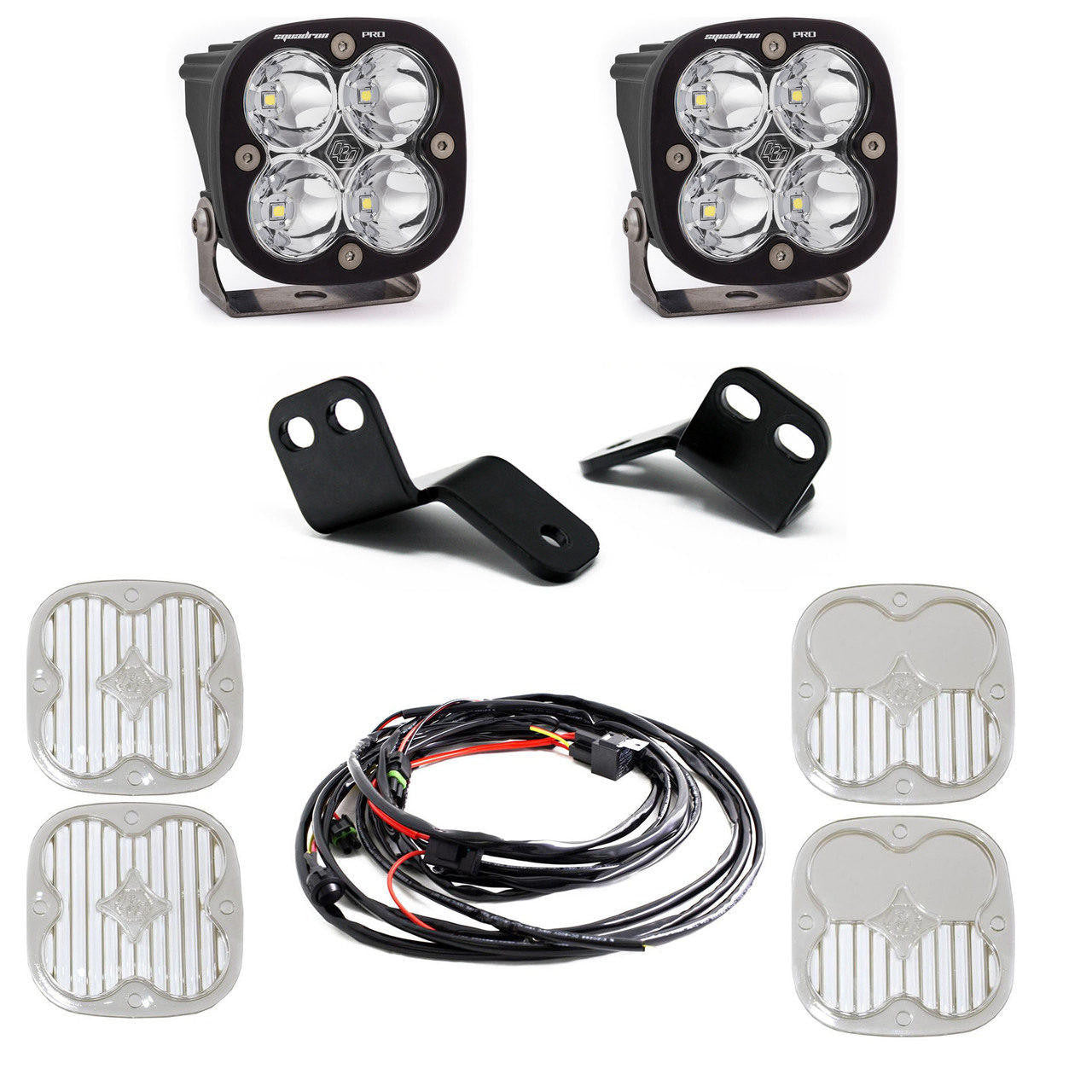 Baja Designs Arctic Cat-Textron Squadron Pro A-Pillar Kit - Arctic Cat-Textron 2018-22 Wildcat XX - Apollo Off-Road