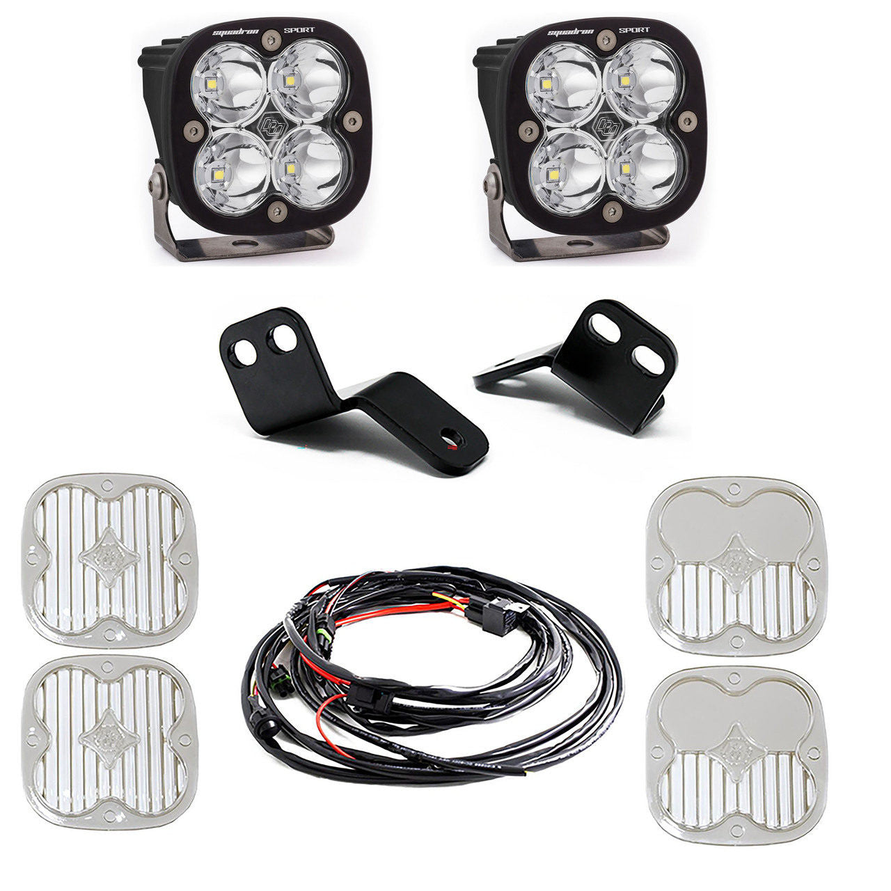 Baja Designs Arctic Cat-Textron Squadron Sport A-Pillar Kit - Arctic Cat-Textron 2018-22 Wildcat XX - Apollo Off-Road