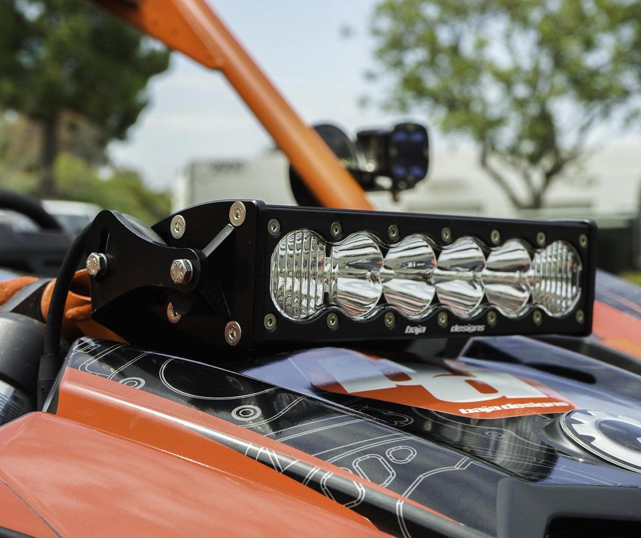 Baja Designs Can-Am OnX6+ LED 10 Inch Shock Mount Light Bar Kit - Can-Am 2017-21 Maverick X3 - Apollo Off-Road
