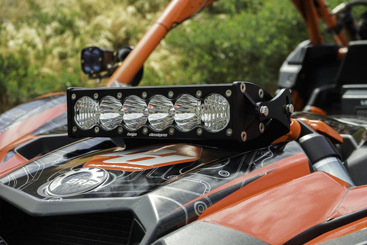 Baja Designs Can-Am OnX6+ LED 10 Inch Shock Mount Light Bar Kit - Can-Am 2017-21 Maverick X3 - Apollo Off-Road