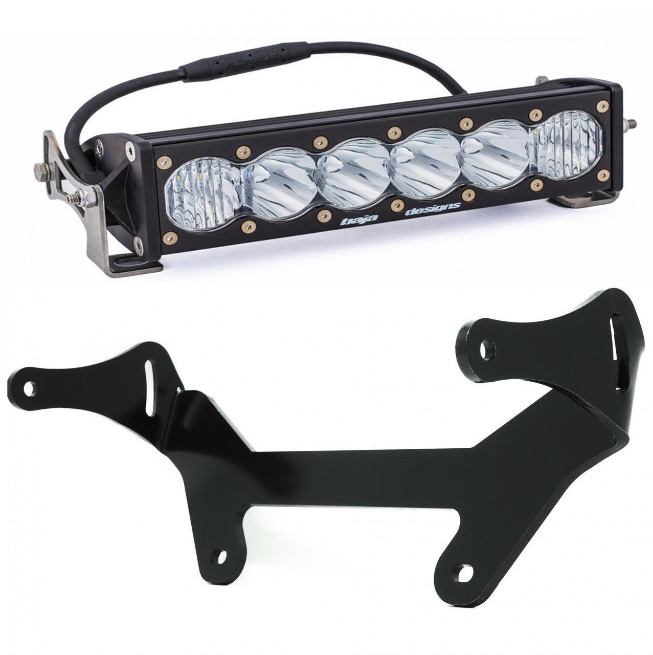 Baja Designs Can-Am OnX6+ LED 10 Inch Shock Mount Light Bar Kit - Can-Am 2017-21 Maverick X3 - Apollo Off-Road