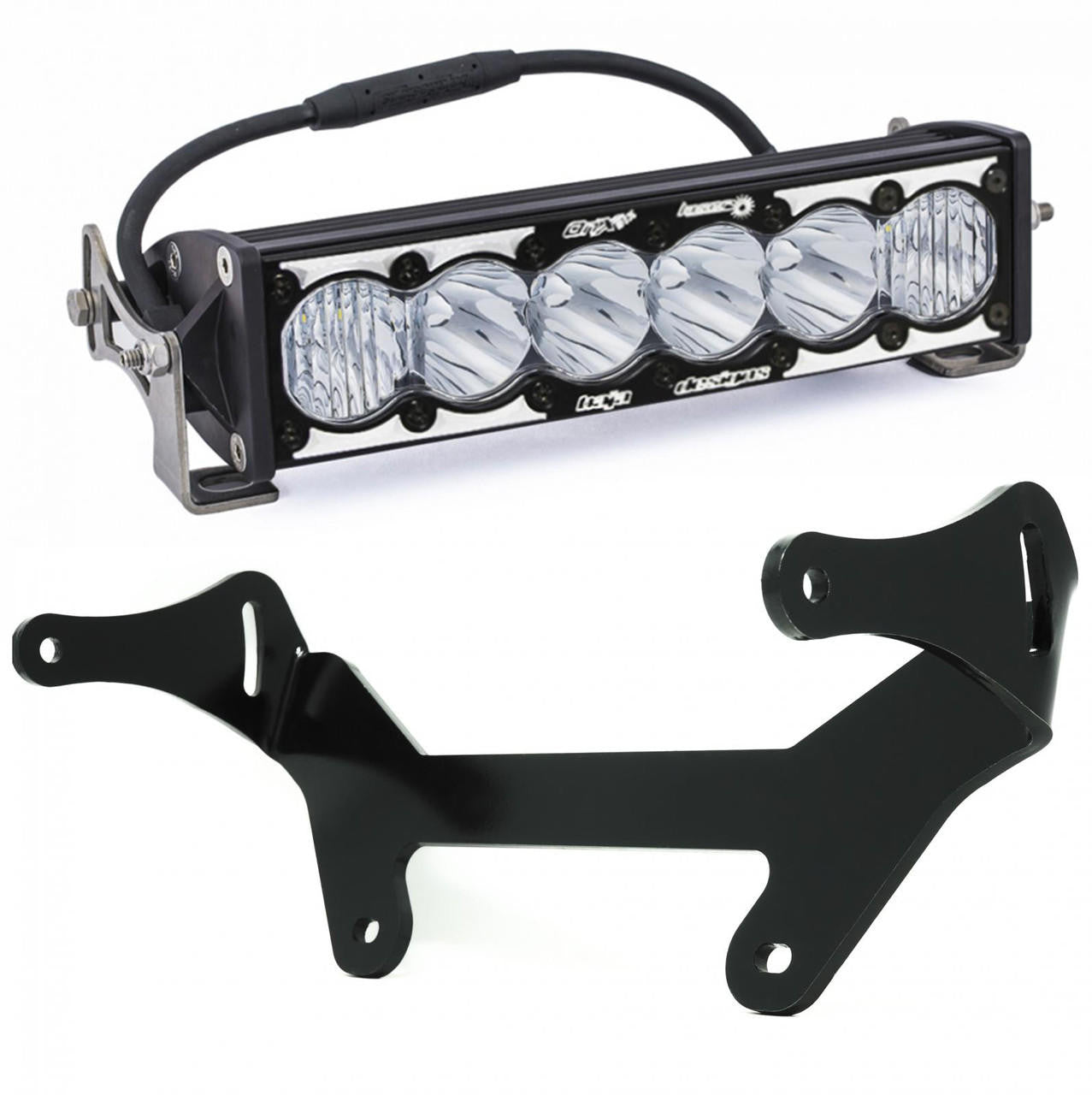 Baja Designs Can-Am OnX6+ LED-Laser Hybrid 10 Inch Shock Mount Light Bar Kit - Can-Am 2017-21 Maverick X3 - Apollo Off-Road