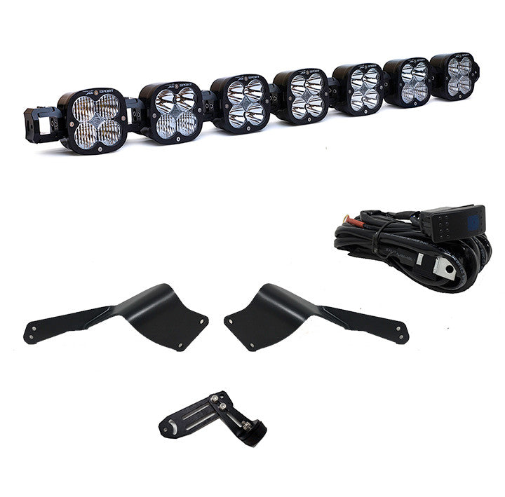 Baja Designs Can-Am XL-Linkable 7-Light Roof Mount Kit - Can-Am 2017-21 Maverick X3 - Apollo Off-Road