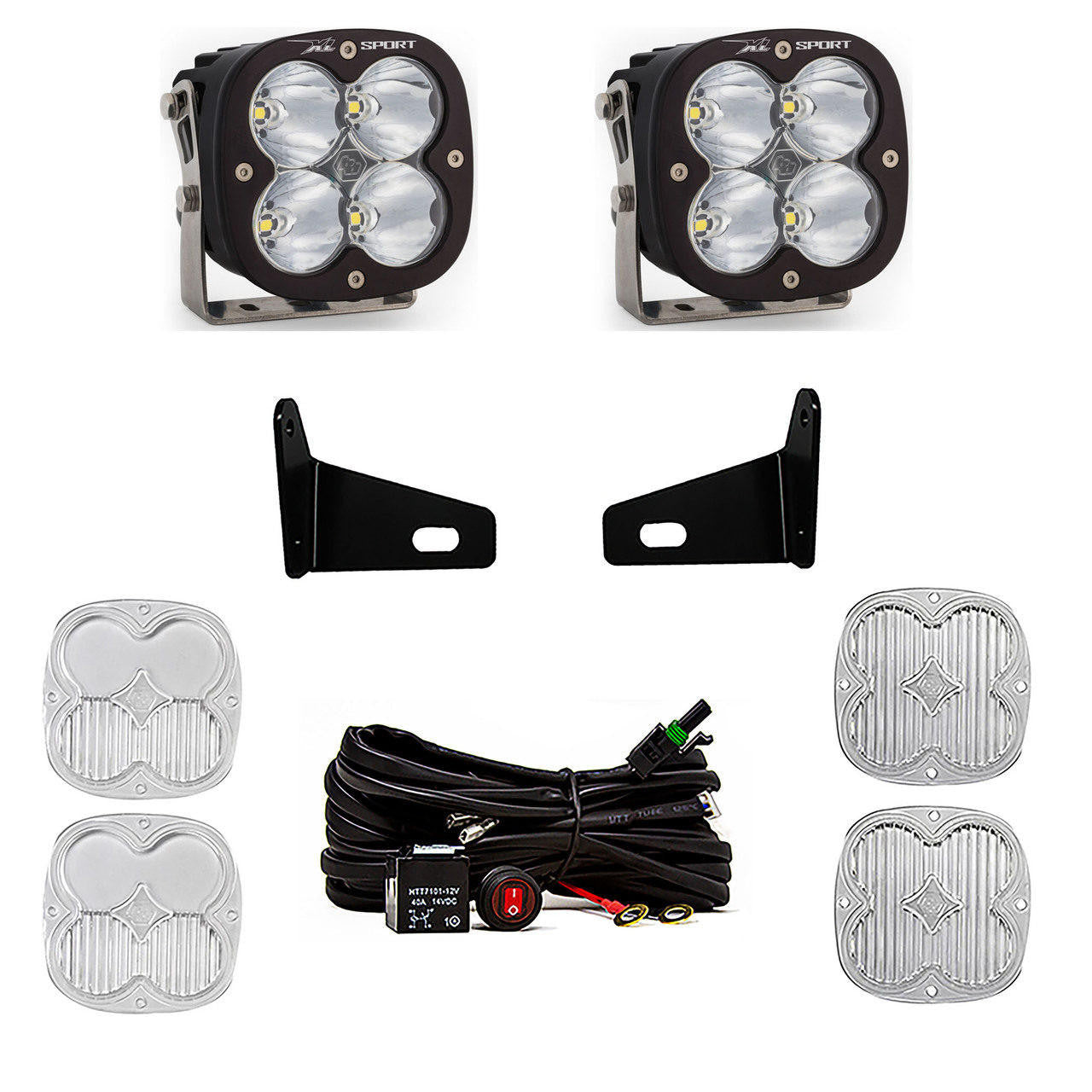 Baja Designs Can-Am XL Sport A-Pillar Light Kit - Can-Am 2017-22 Maverick X3 - Apollo Off-Road