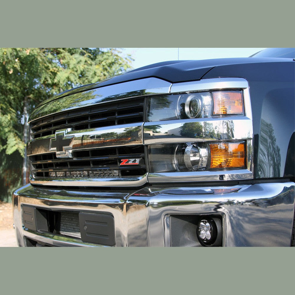 Baja Designs Chevy OnX6+ 30 Inch Grille Light Bar Kit - Chevy 2018 Silverado 2500HD-3500HD - Apollo Off-Road