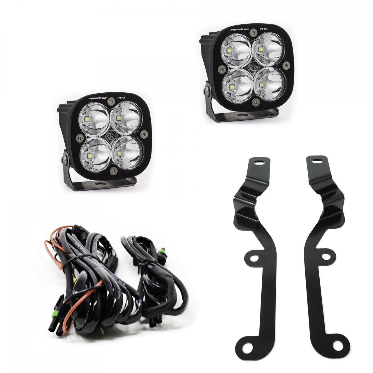 Baja Designs Chevy Squadron Pro A-Pillar Light Kit - Chevrolet 2019-21 Silverado 1500 - Apollo Off-Road