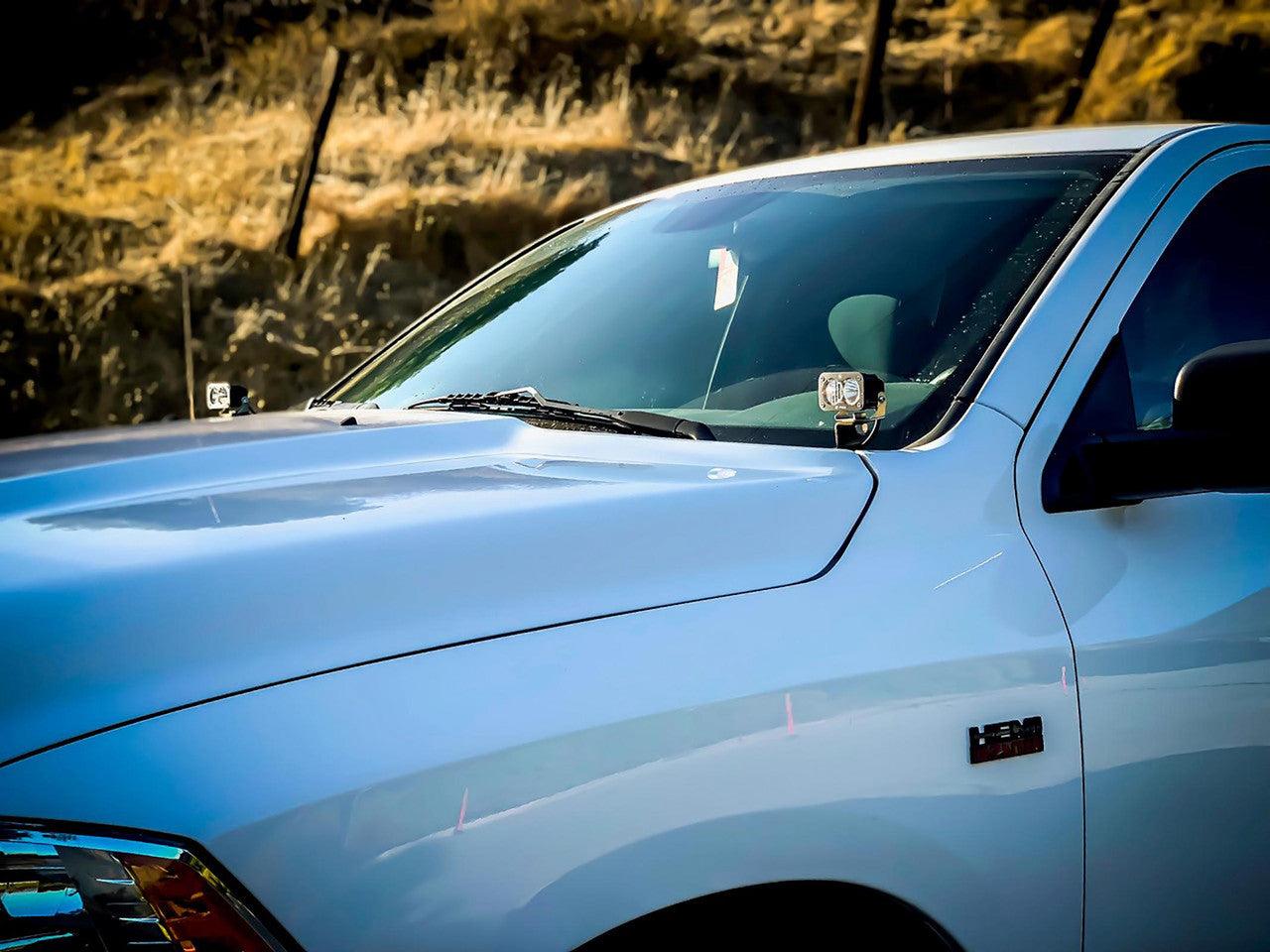 Baja Designs Dodge-Ram Squadron Pro A-Pillar Light Kit Dodge 2009-10 Ram, Ram 2011-18 1500, 2019 1500 Classic - Apollo Off-Road