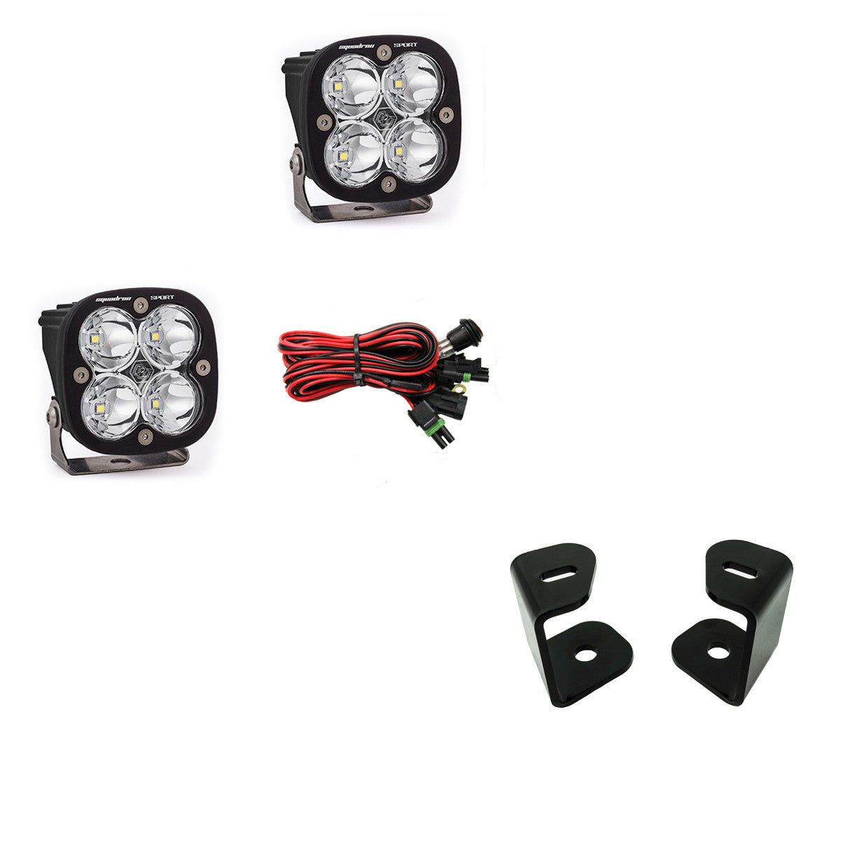 Baja Designs Dodge-Ram Squadron Sport A-Pillar Light Kit Dodge 2009-10 Ram, Ram 2011-18 1500, 2019 1500 Classic - Apollo Off-Road