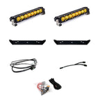Baja Designs Ford Dual 10" S8 Amber Behind Grille Light Bar Kit - Ford 2021+ F-150 Raptor - Apollo Off-Road